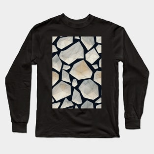 Jewel Pattern - Lowpoly Quartz, for a bit of luxury in your life! #5 Long Sleeve T-Shirt